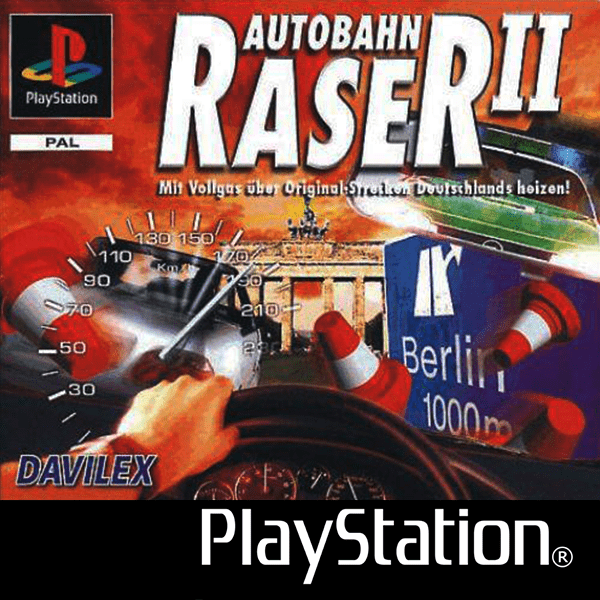 Autobahn Raser 2 box art for Playstation